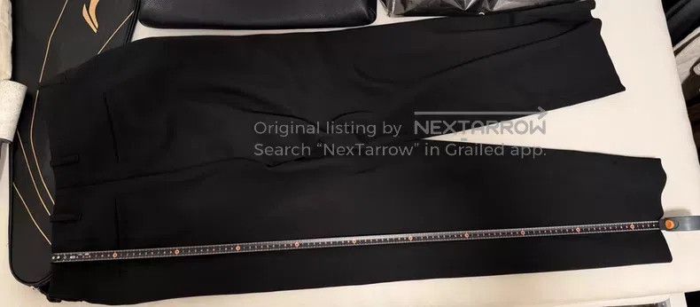 Our Legacy Our Legacy Black Wool Twill Trousers Size US 30 / EU 46 - 4 Thumbnail