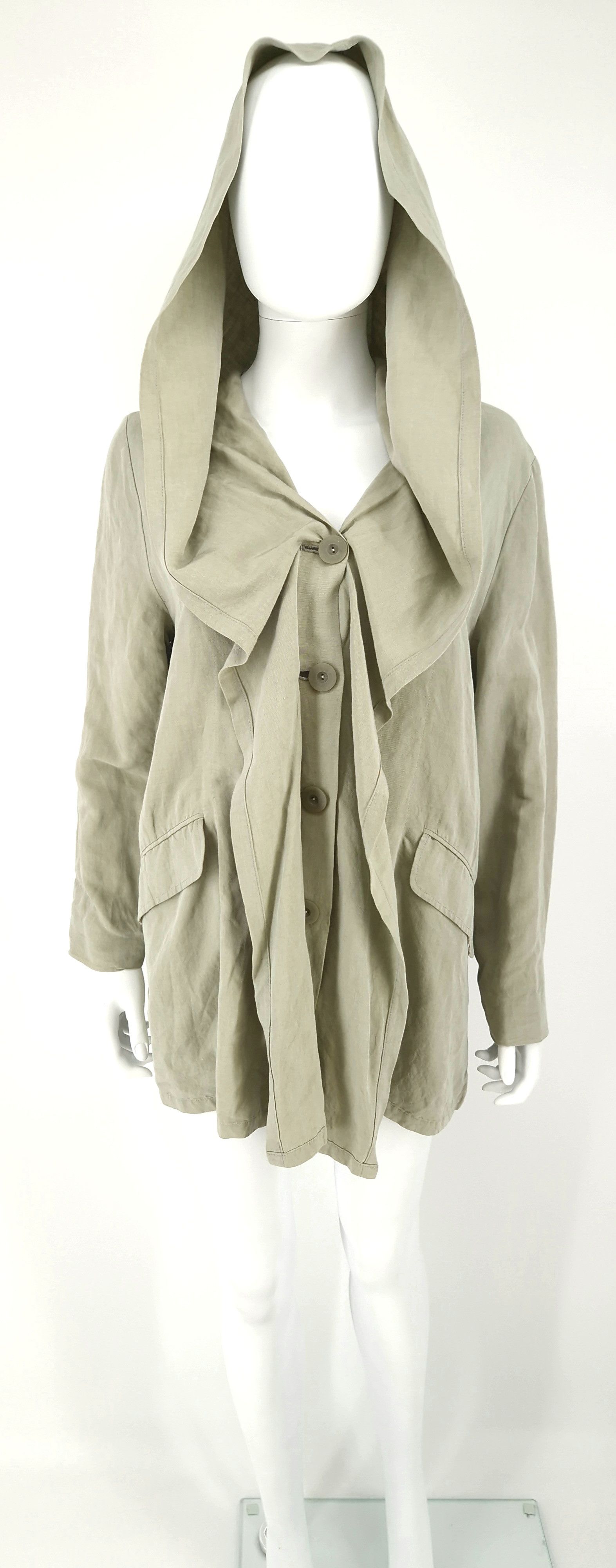 Dries Van Noten Early DVN 90s Hemp Jacket Size S / US 4 / IT 40 - 3 Thumbnail