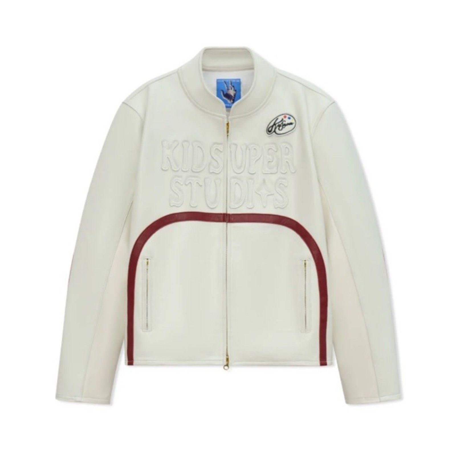 KidSuper KIDSUPER PAINT PALETTE MOTO JACKET Size US L / EU 52-54 / 3 - 1 Thumbnail