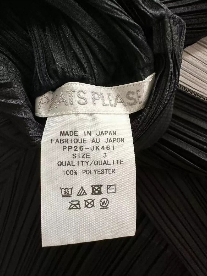 Issey Miyake Issey Miyake size:3 Black pleated pants Size 42" / US 20 - 2 Thumbnail