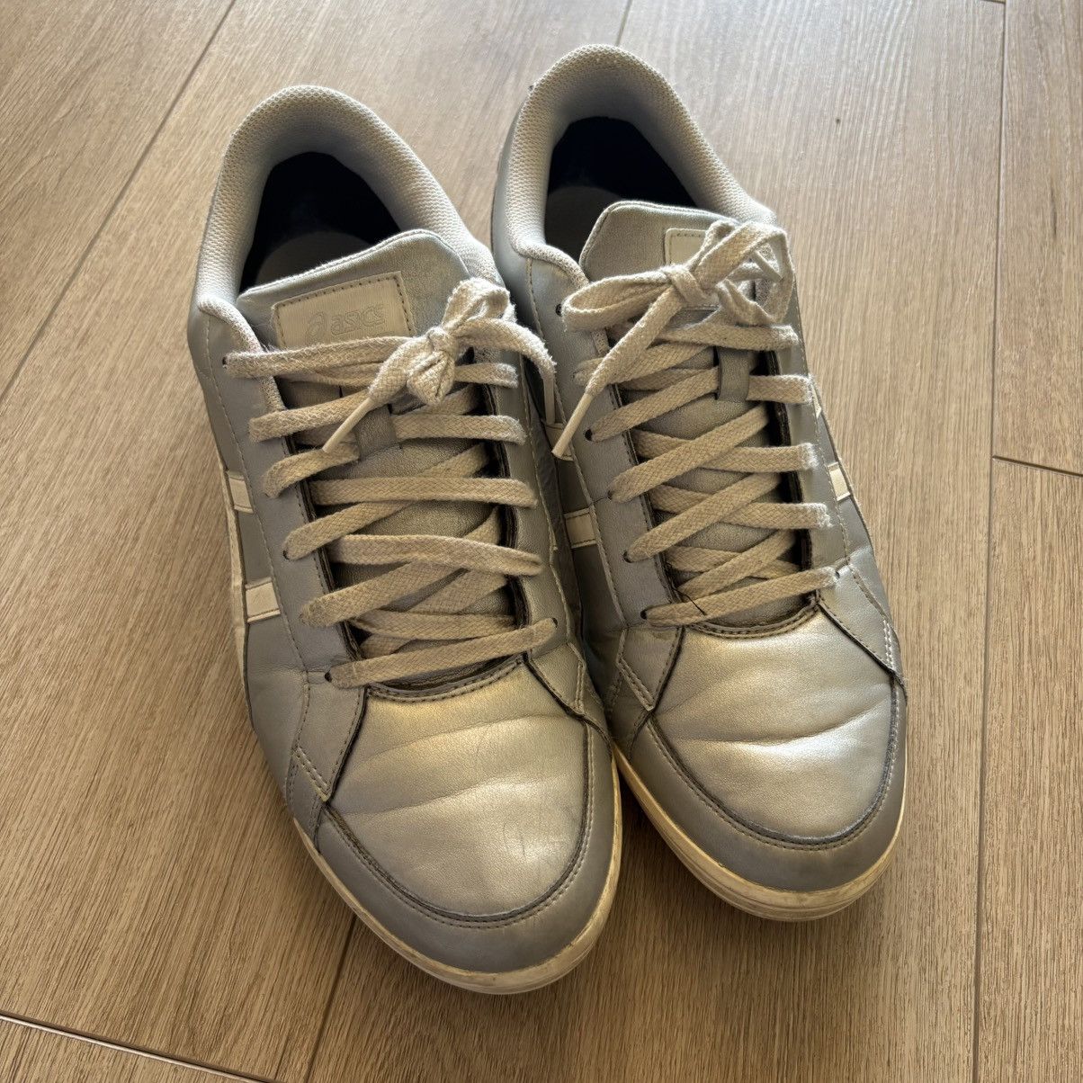 Asics Vintage Asics Gel-Preshot Classic 3 Silver Sneakers Size US 9.5 / EU 42-43 - 2 Thumbnail