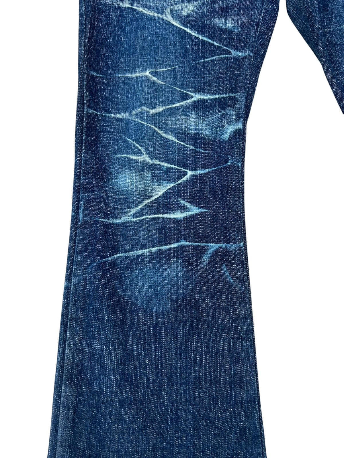 Morgan Homme RARE Morgan Homme Japan Distressed Denim Flare Jeans Size US 31 - 7 Thumbnail