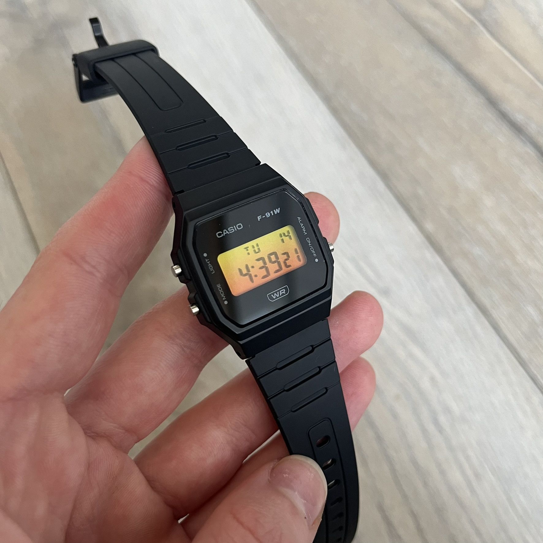Casio Casio F-91W "Night Pharaoh" Black & Gold Digital Watch Size ONE SIZE - 2 Thumbnail