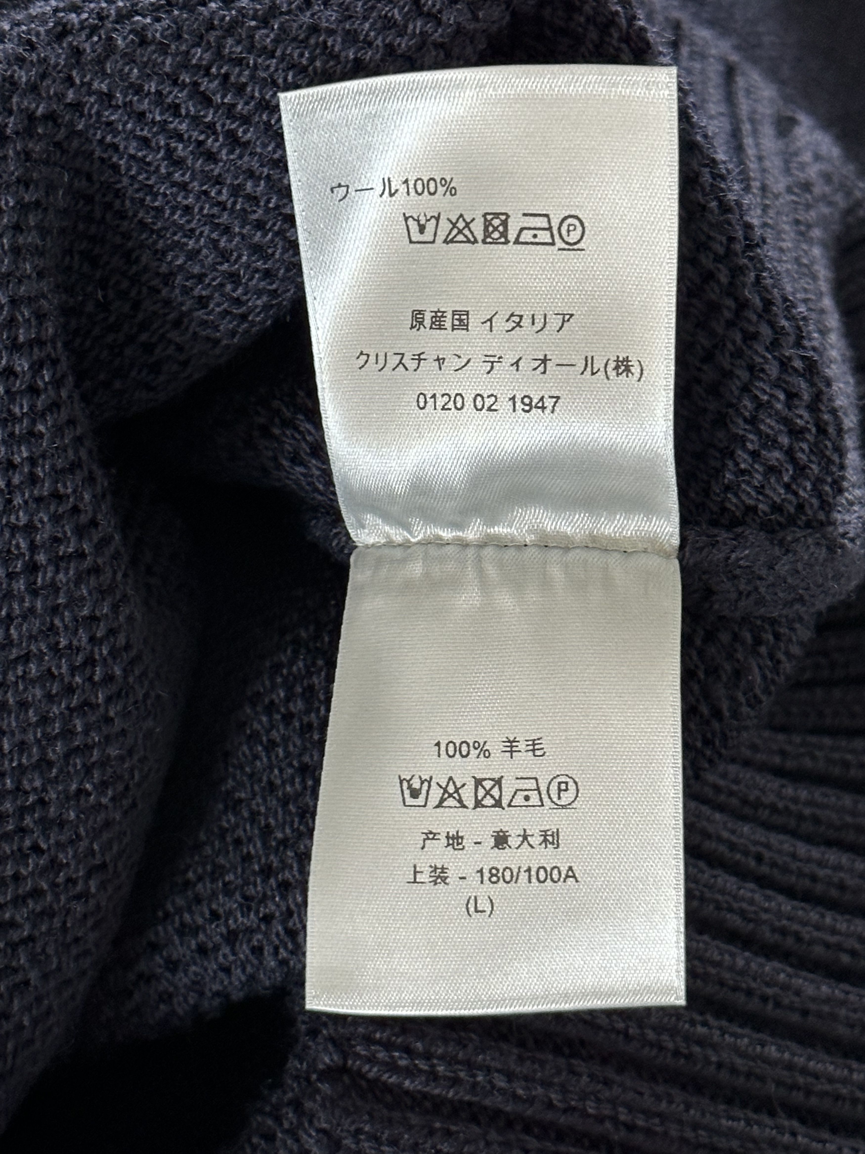 Dior Dior Stussy Navy Ox Knit Sweater Size US L / EU 52-54 / 3 - 5 Thumbnail