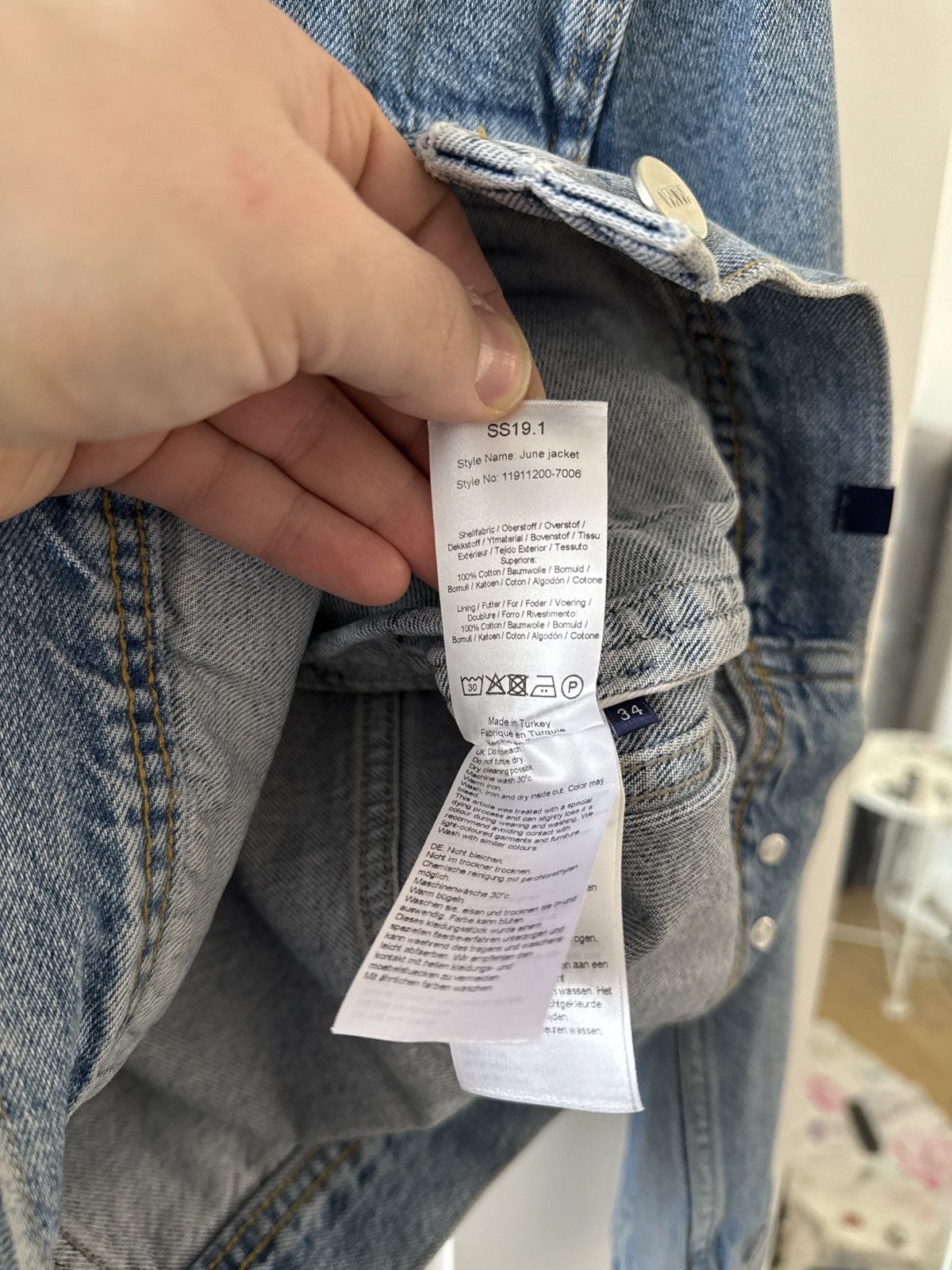 Wood Wood Wood wood Denim Jacket 34 (XS) Size XXS / US 00 / IT 34 - 7 Thumbnail
