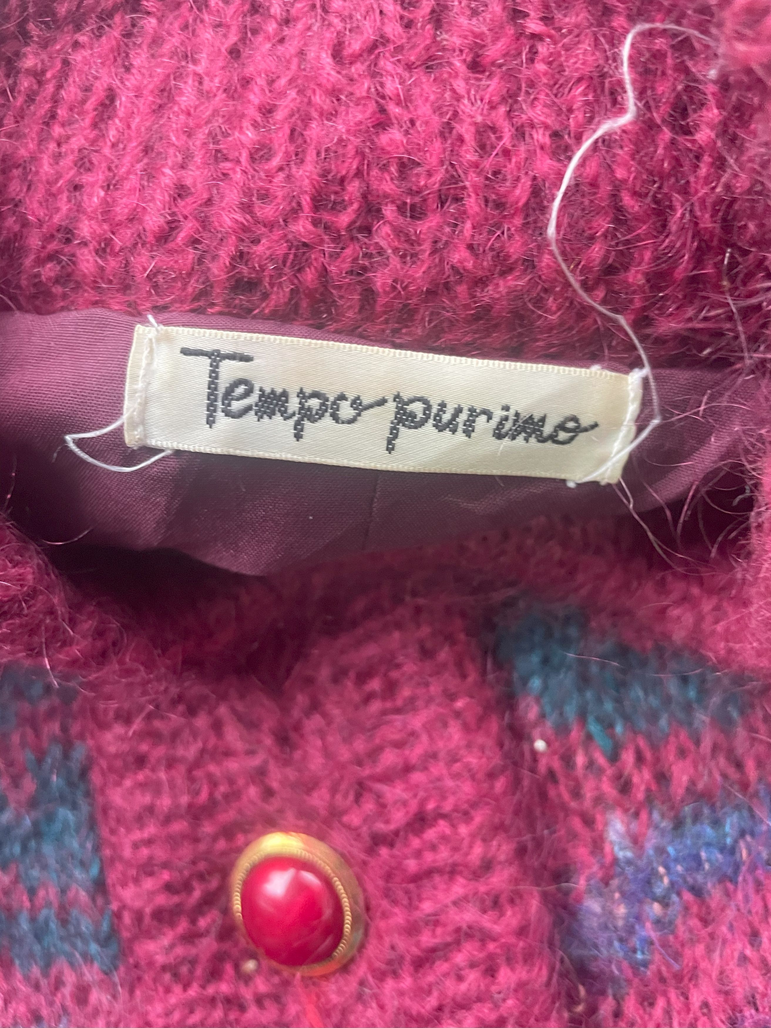 Japanese Brand Vintage Mohair Tempu Purimo Jacket Size M / US 6-8 / IT 42-44 - 14 Thumbnail