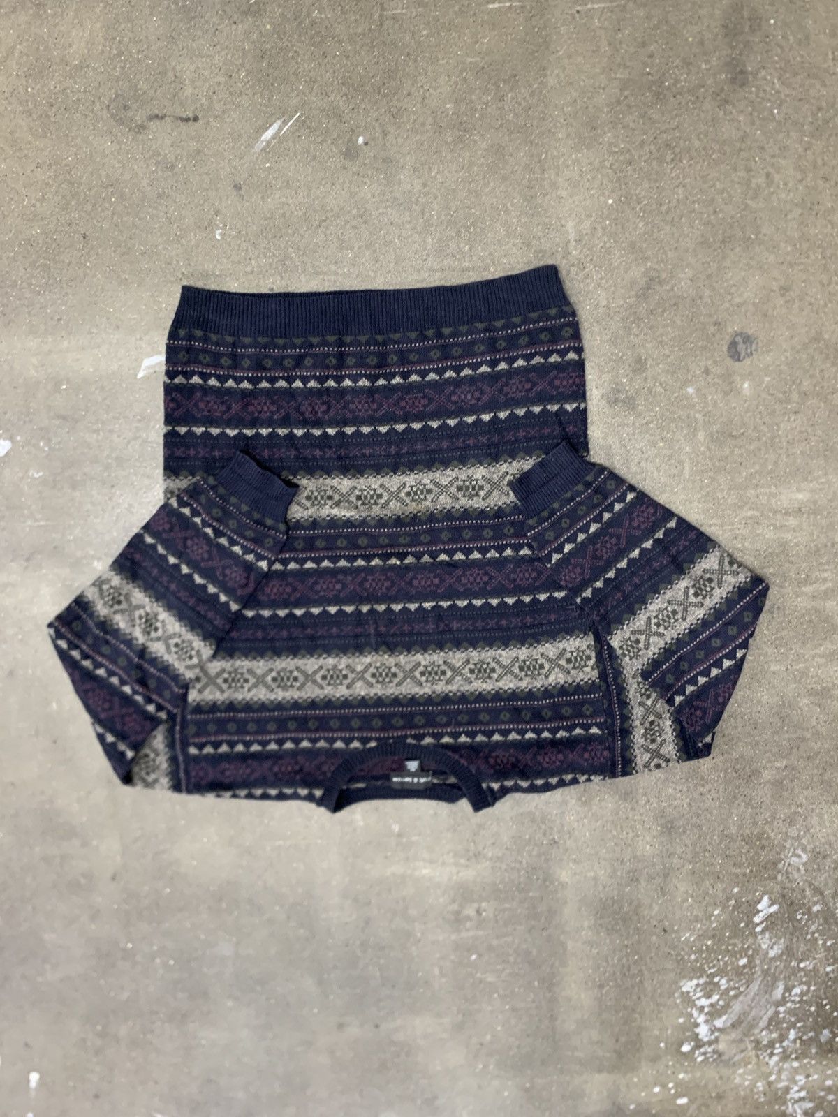 Vintage Vintage Hazy Lumber Stripe Knit Sweater Size US XL / EU 56 / 4 - 1 Thumbnail