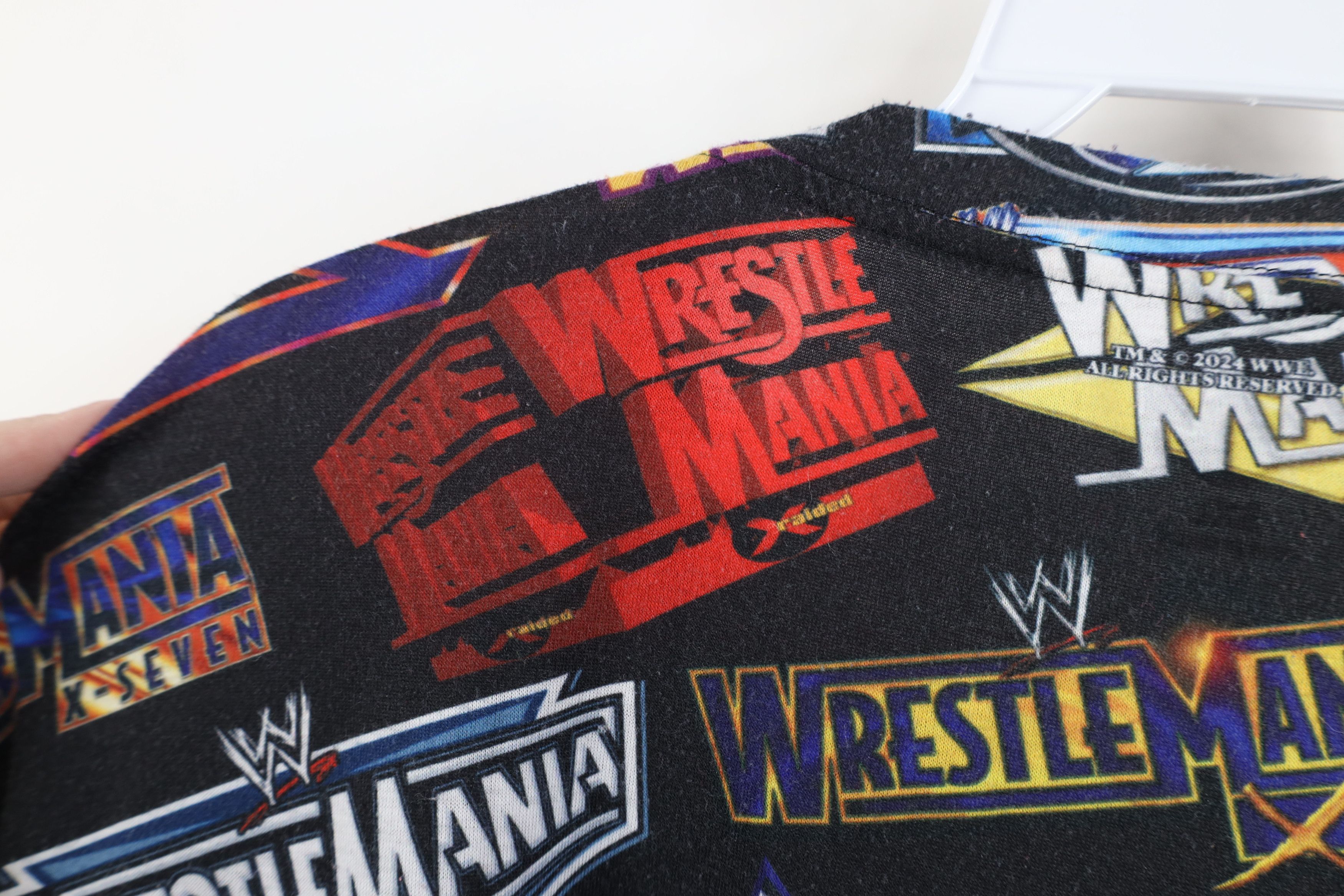 Vintage Vintage Y2K WWE WWF Wrestling Wrestlemania All Print T-Shirt Size US XXL / EU 58 / 5 - 8 Thumbnail