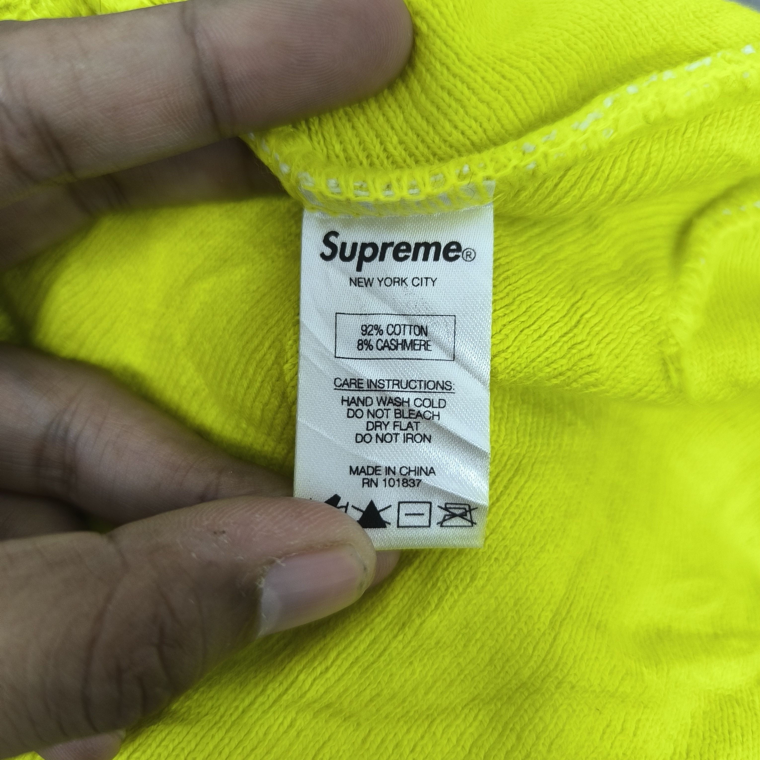 Supreme 🌟Supreme big logo spellout beanie hat Size ONE SIZE - 4 Thumbnail