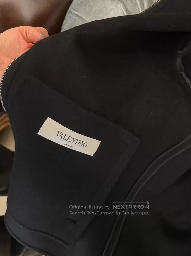 Valentino Valentino Wool and cashmere blend zip jacket Size L / US 10 / IT 46 - 5 Thumbnail