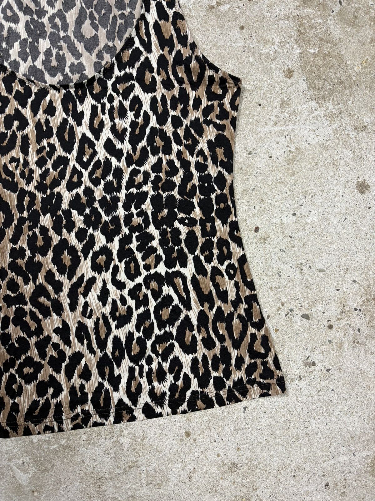 Dolce & Gabbana Vintage 2000s Dolce & Gabbana Underwear Leopard Print Tank Size S / US 4 / IT 40 - 4 Thumbnail