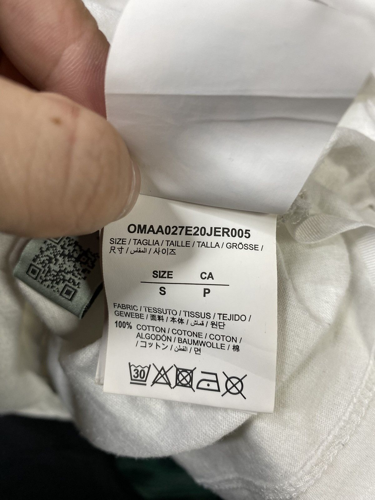 Off-White Virgil Abloh Arrows White T-Shirt Size Medium