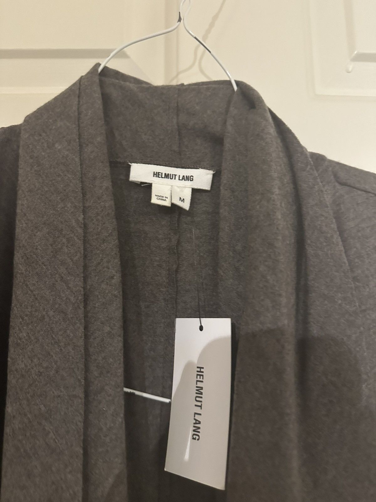 Helmut Lang Helmut Lang thin wool cardigan grey Size M / US 6-8 / IT 42-44 - 3 Thumbnail