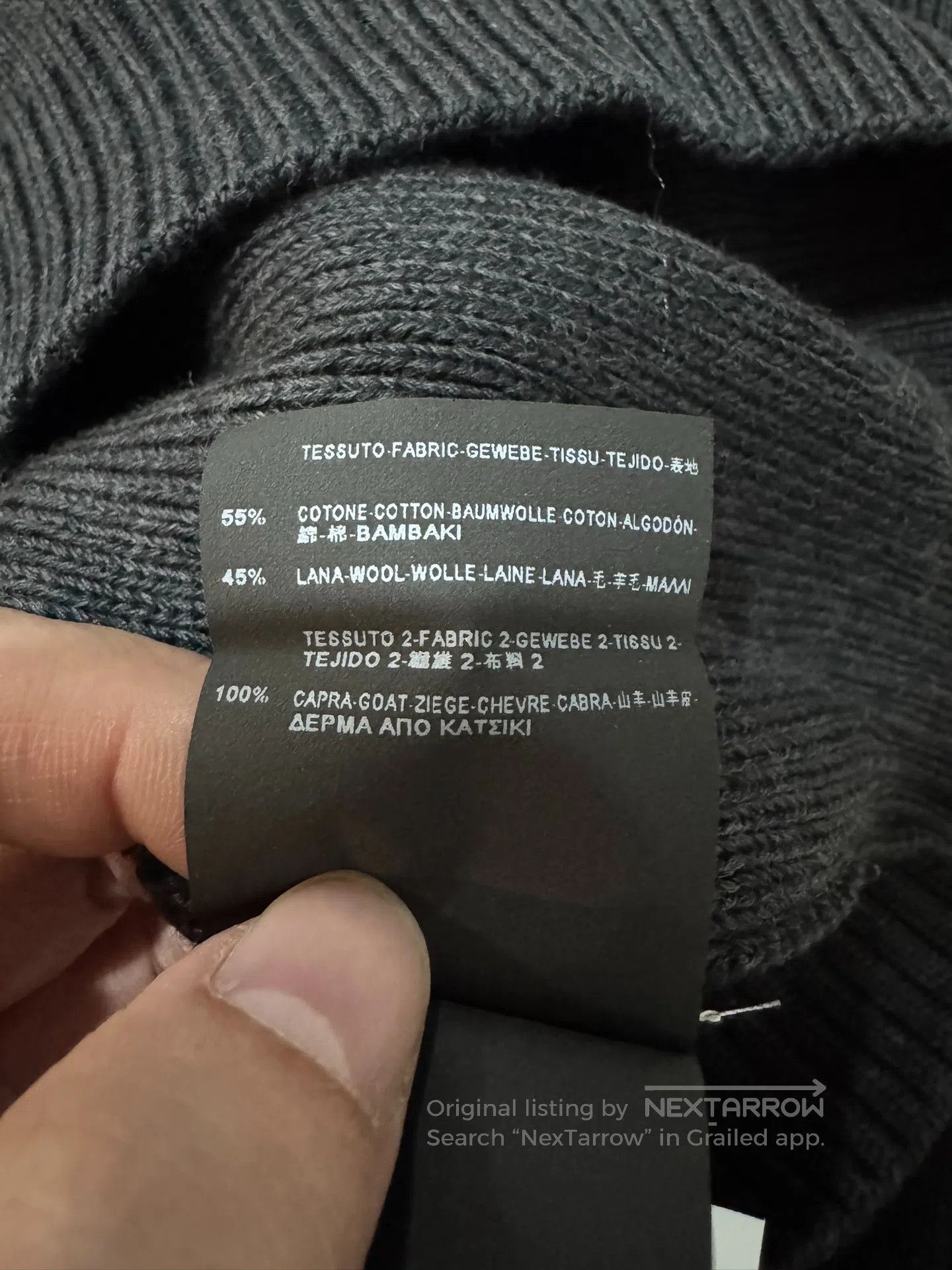 Saint Laurent Paris Saint Laurent Paris Patchwork Men's Knitwear| Size US L / EU 52-54 / 3 - 5 Thumbnail