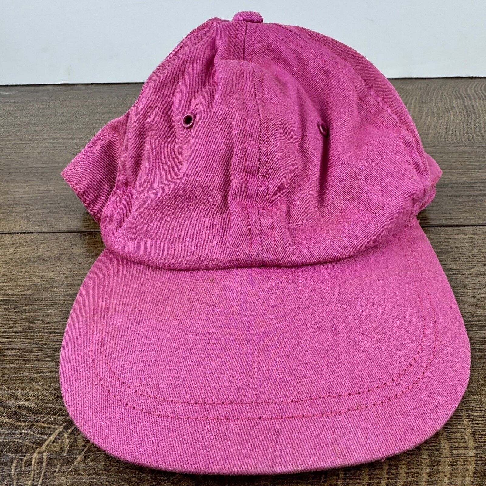 Other Plain Pink Baseball Hat Pink Hat Adjustable Adult Size Hat C Size ONE SIZE - 1 Thumbnail