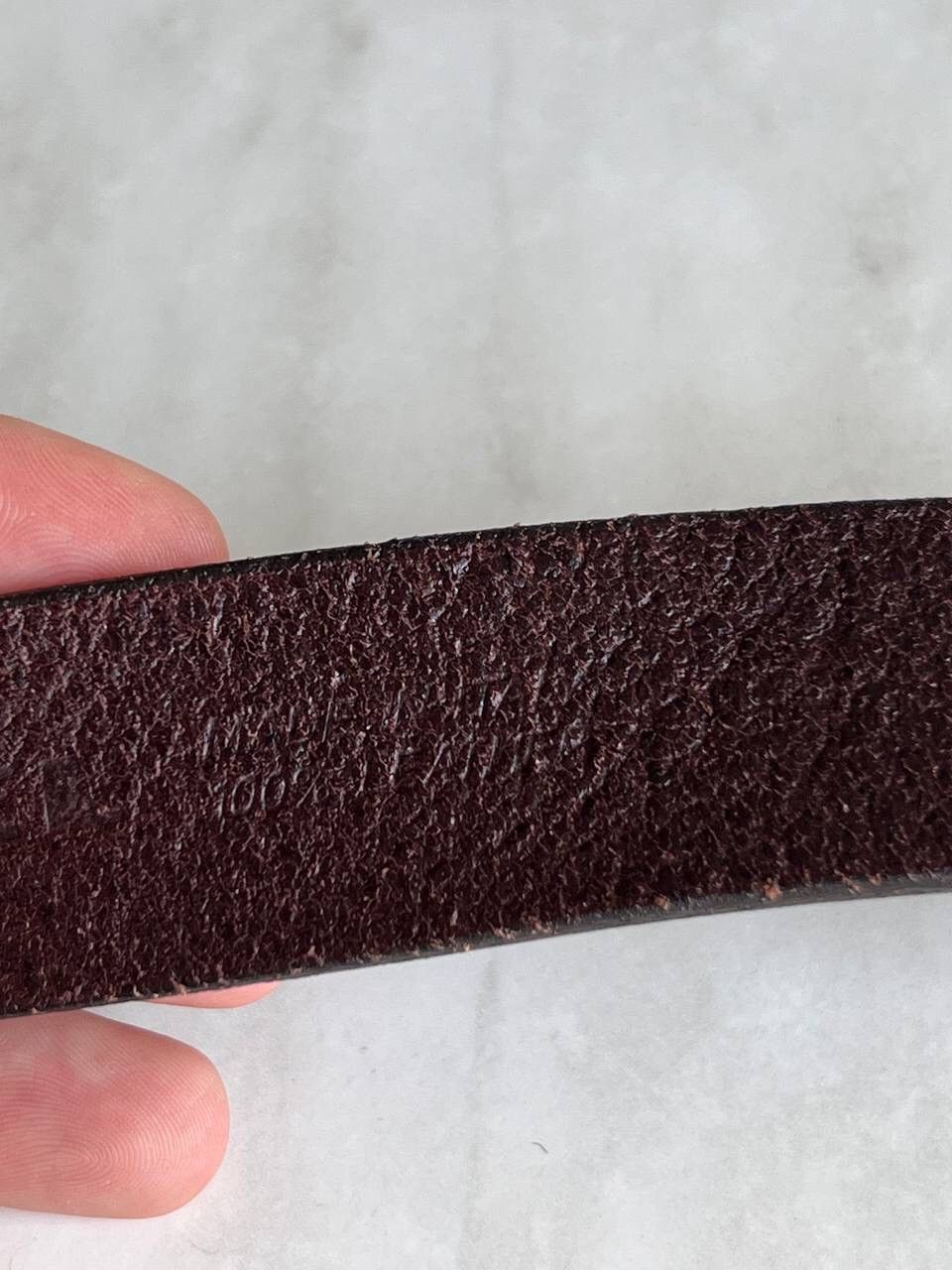 Diesel Vintage leather diesel belt y2k style 2000's Size ONE SIZE - 5 Thumbnail