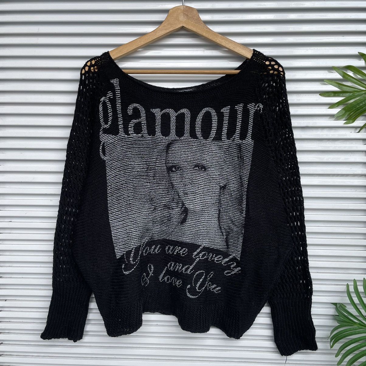 Japanese Brand Vintage Y2K Pronto Punk Style Knit Sweater Size M / US 6-8 / IT 42-44 - 1 Thumbnail