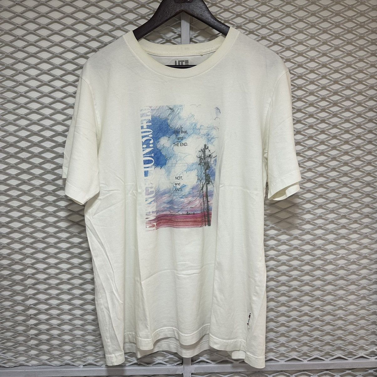 Anime Rare Anime EVANGELION:3.0+1.0 White Tshirt Size US XL / EU 56 / 4 - 1 Thumbnail
