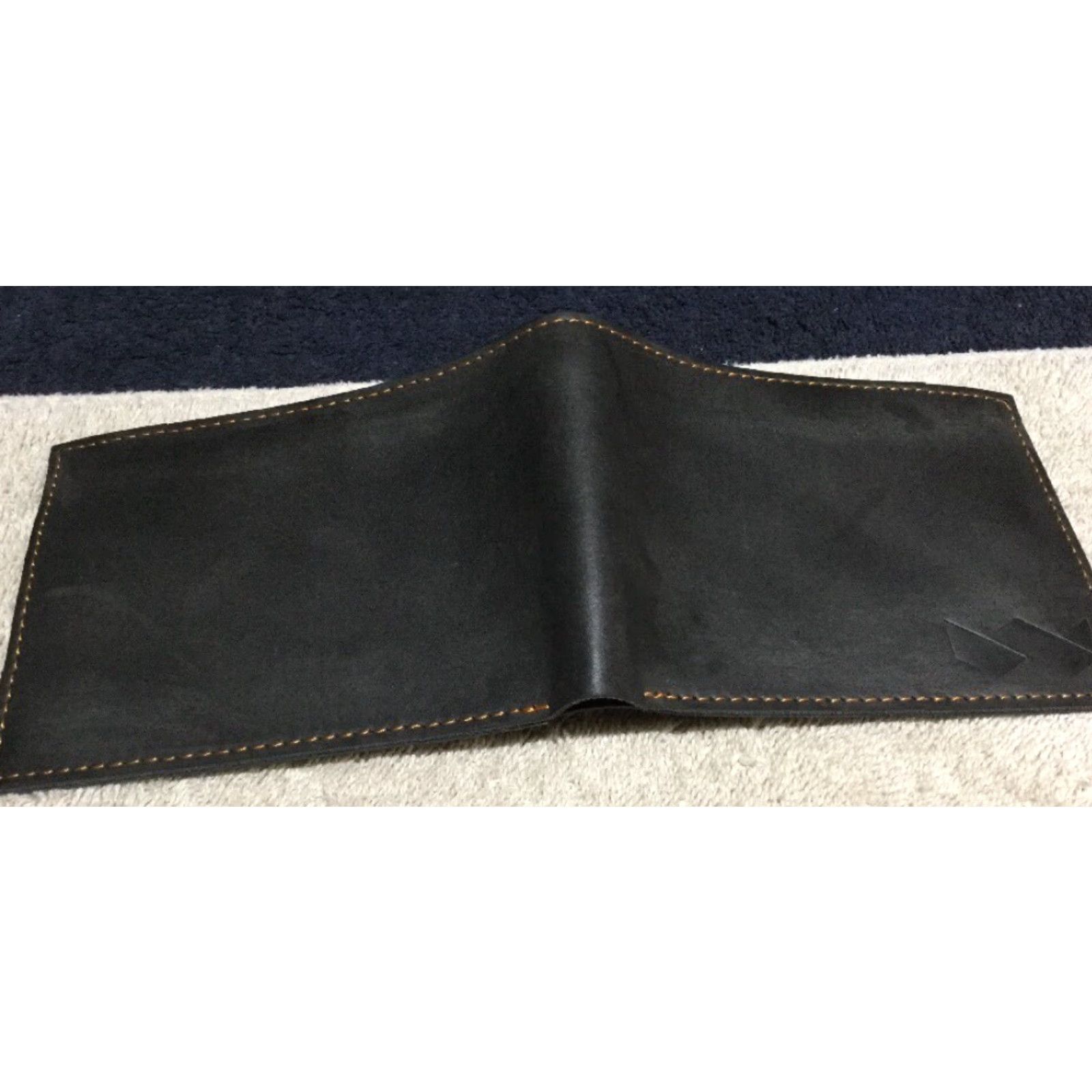 Walls VINTAGE Walls Gray Leather Wallet Men Adult Leather Stitch Wallet Size ONE SIZE - 2 Thumbnail
