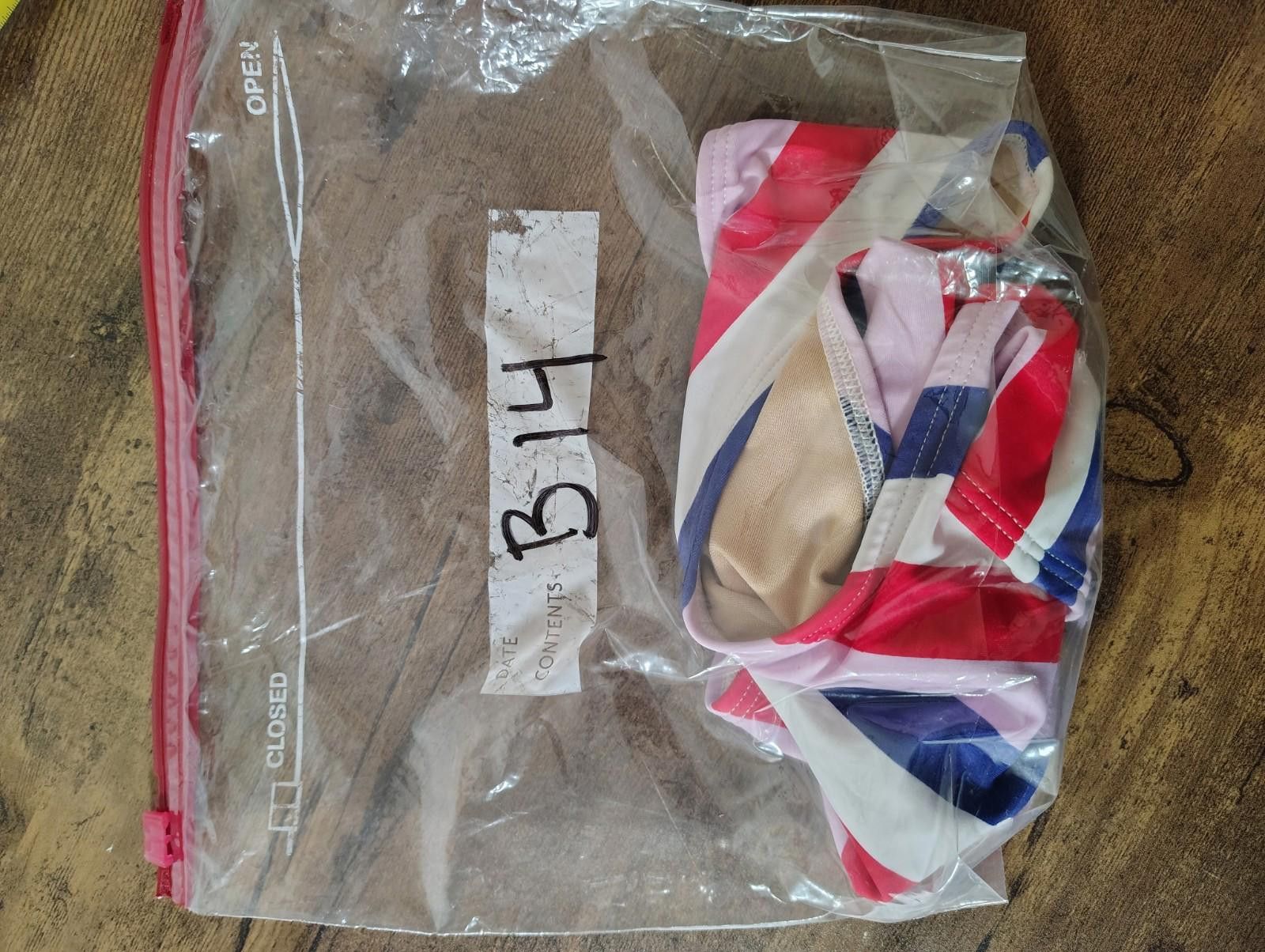 Old Navy Old Navy Striped Bikini Bottoms Red Blue White Pink Beach Size ONE SIZE - 5 Thumbnail