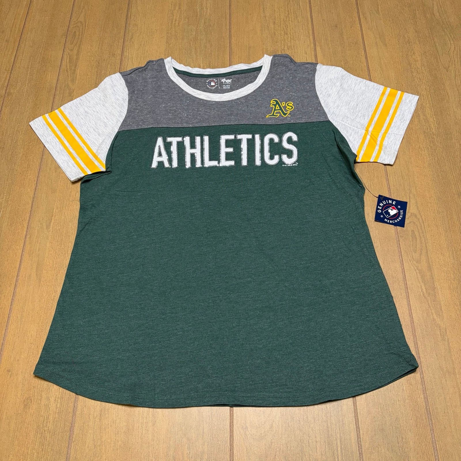 G-III Oakland Athletics Women’s XL Shirt G-III 4Her MLB Green NWT Size XL / US 12-14 / IT 48-50 - 1 Thumbnail