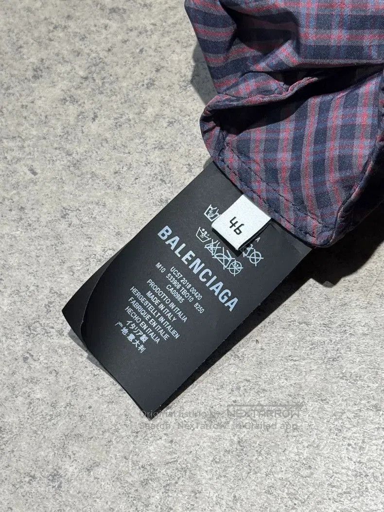 Balenciaga Balenciaga Purple Plaid Trench Coat. Size US S / EU 44-46 / 1 - 6 Thumbnail