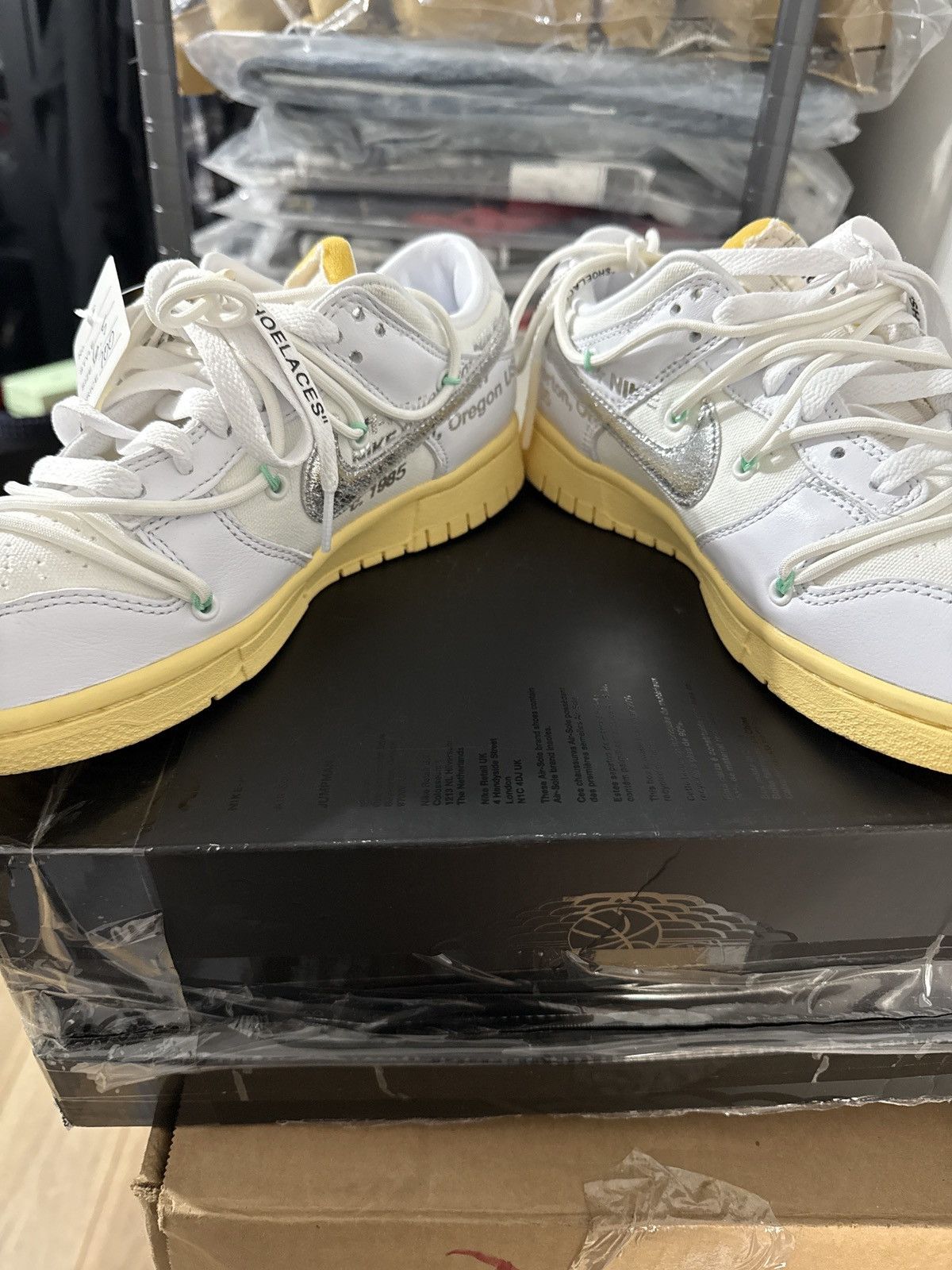 Nike × Off-White Nike Dunk x Off-White Size US 6.5 / EU 39-40 - 19 Thumbnail