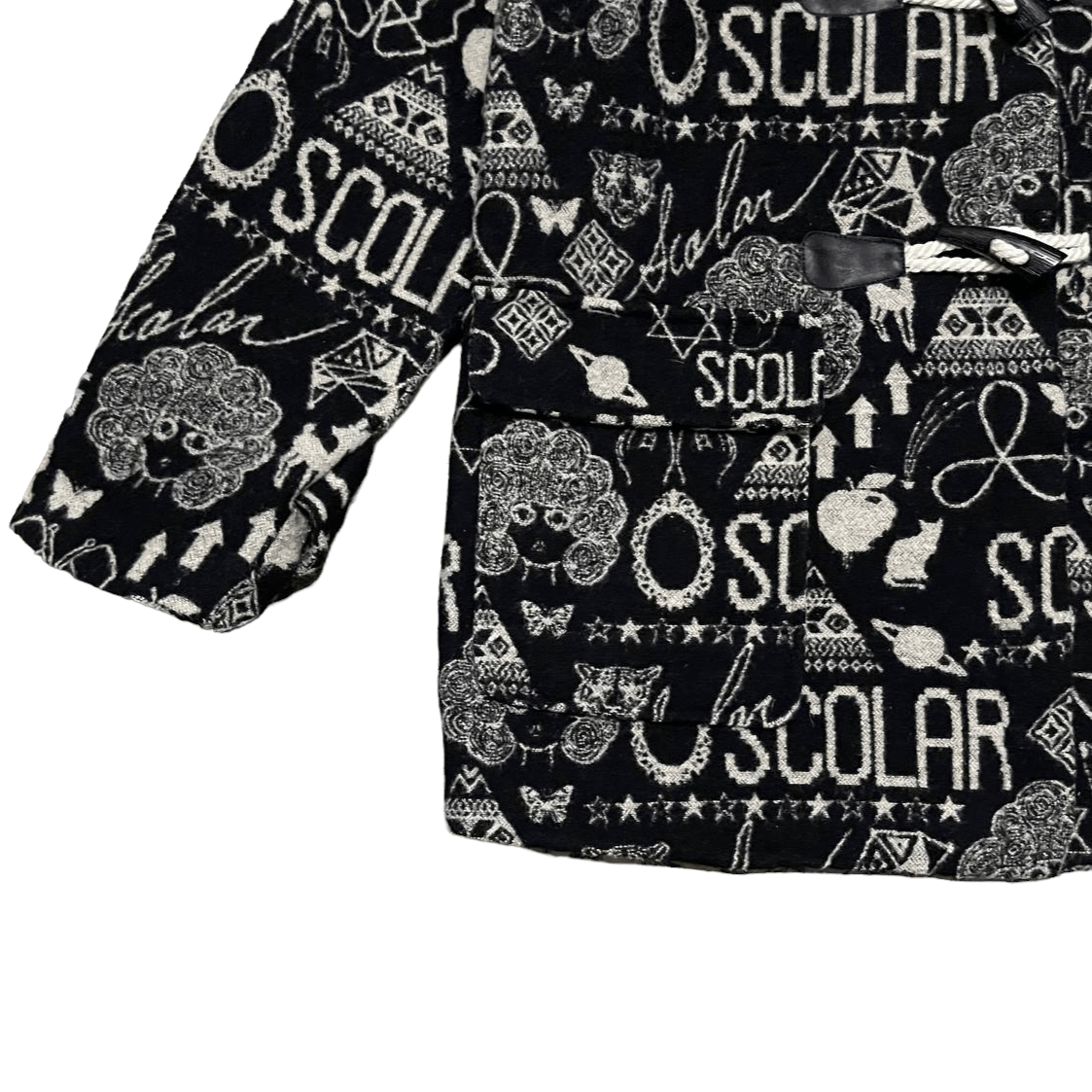 Japanese Brand Vintage Scolar Japanese Wool Coat All Overprint Jacket Size US M / EU 48-50 / 2 - 3 Thumbnail
