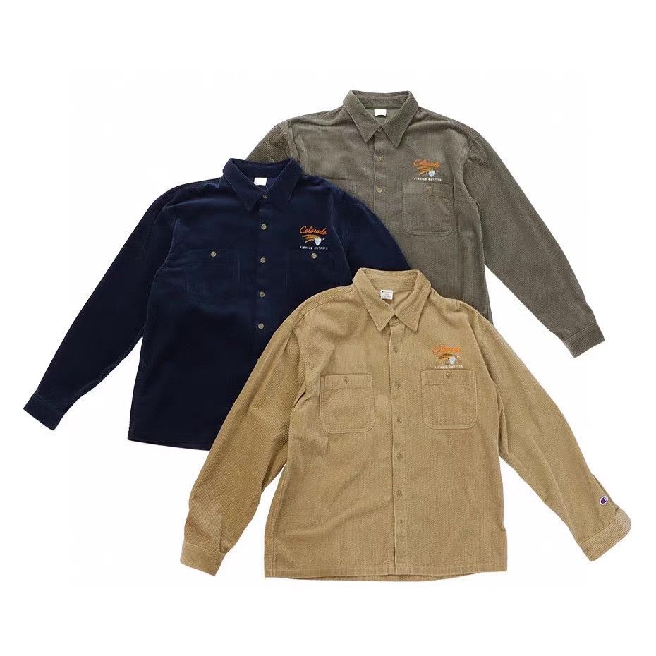 Champion Champion 24FW Men's Long Sleeve Casual Shirt Ｑ22 Size US L / EU 52-54 / 3 - 6 Thumbnail