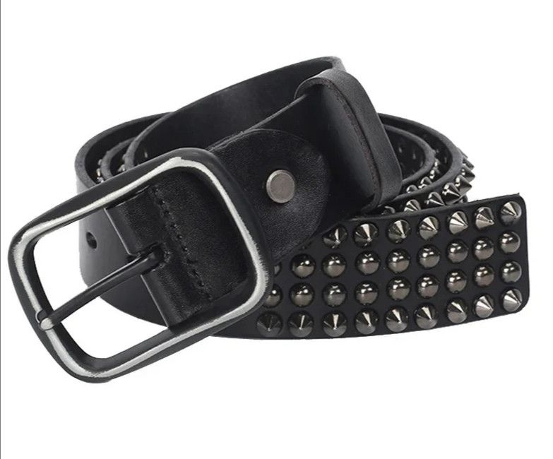 Japanese Brand Spike rivet pin belt Size ONE SIZE - 1 Thumbnail