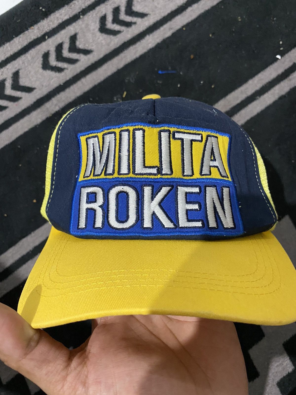 Vintage Vintage Milita Roken Trucker hats y2k style Size ONE SIZE - 3 Thumbnail