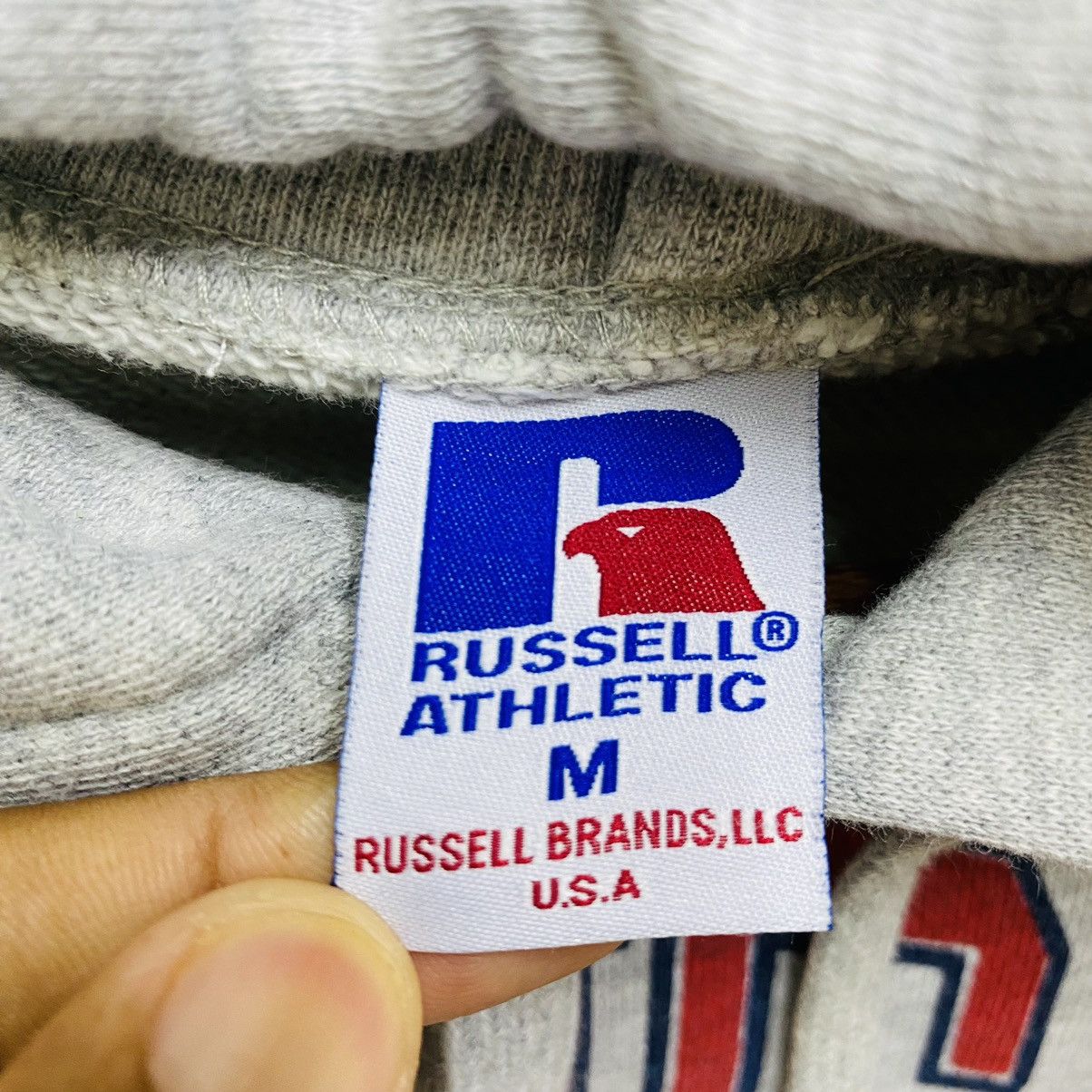 Russell Athletic Vintage Russell Athletic Hoodie Cougar CC Collegiate Grey Size US M / EU 48-50 / 2 - 9 Thumbnail