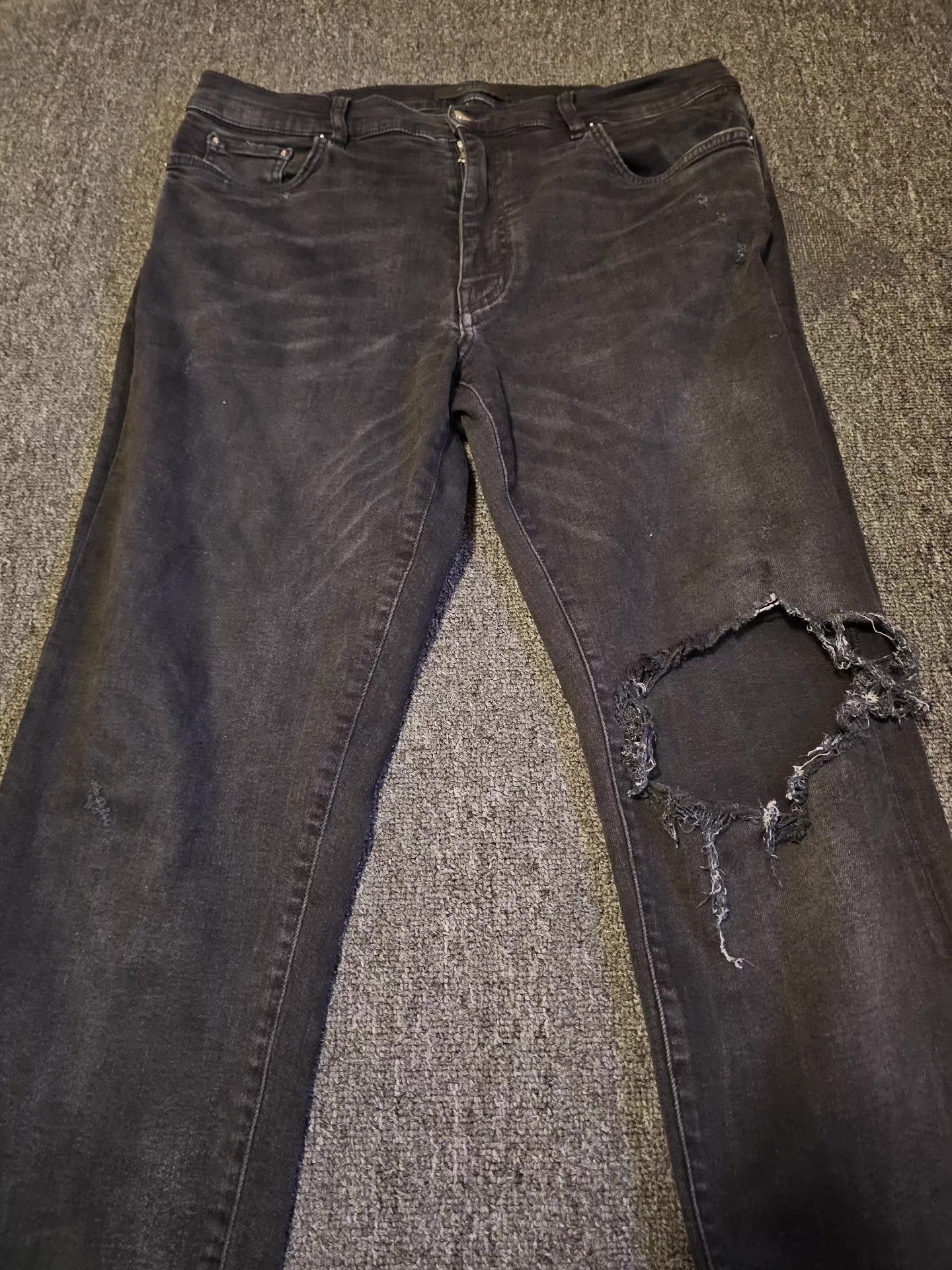 Amiri Amiri Distressed Jeans Size US 38 / EU 54 - 2 Thumbnail