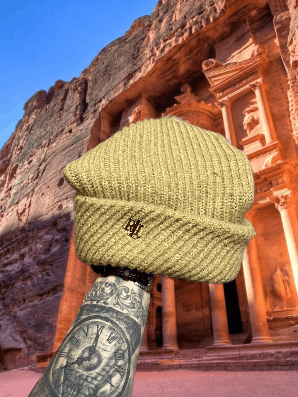 Lauren Ralph Lauren Hats Vintage Lauren Ralph Lauren Y2K beige Streetwear Size ONE SIZE - 1 Thumbnail