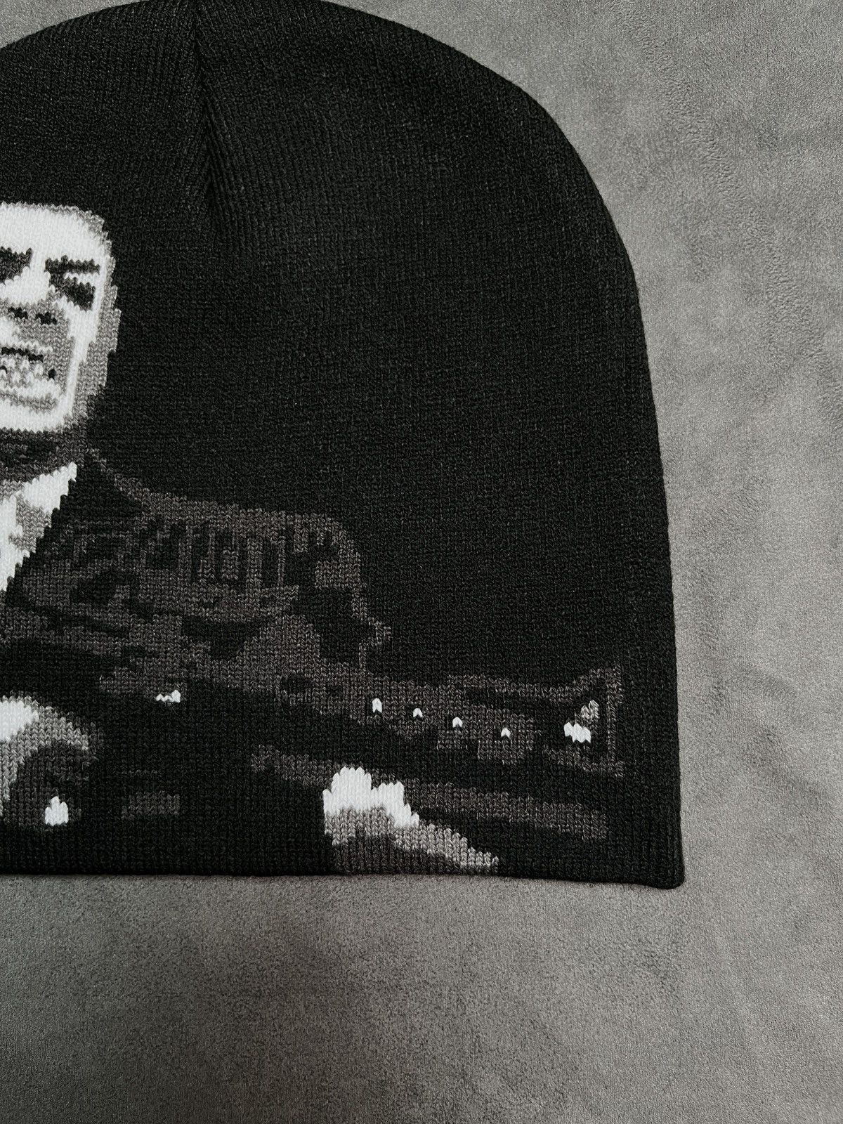 Japanese Brand Rare Tony Montana Scarface No Cuff Knit Skully Cap Beanie OS Size ONE SIZE - 3 Thumbnail