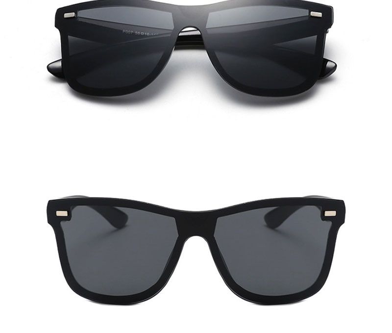 Jewelry Black Mirror Sunglasses Retro Size ONE SIZE - 2 Thumbnail