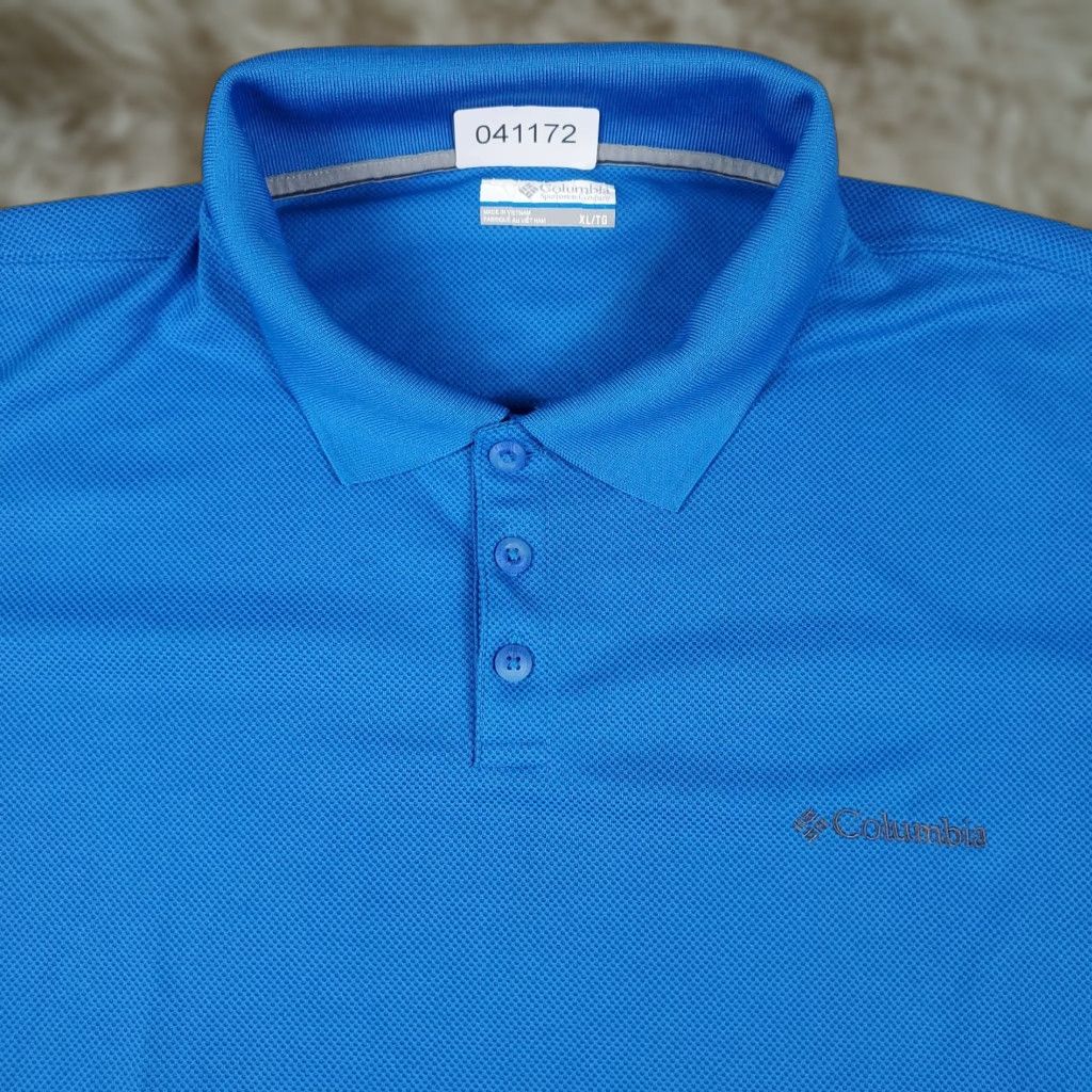 Vintage Columbia Polo Shirt Mens XL Blue Short Sleeve Adult Polo Shirt Mens XL Blue casual, Classic, Preppy, Modern, Sports - Regular Fit, Button Collar Size US XL / EU 56 / 4 - 1 Thumbnail