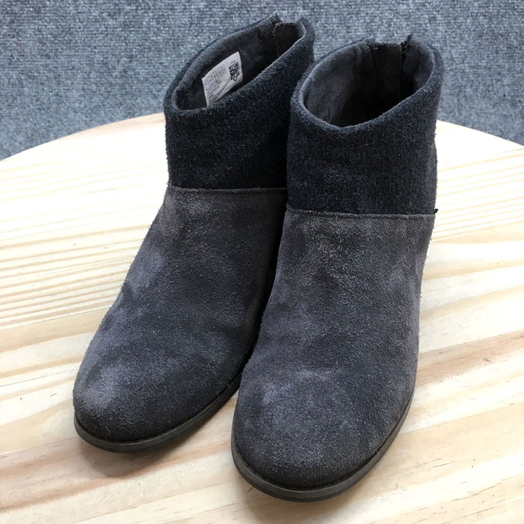 Toms Toms Boots Womens 7.5 Lacy Ankle Bootie Gray Casual Comfort Block Heels 10013058 Size US 8 / IT 38 - 6 Thumbnail