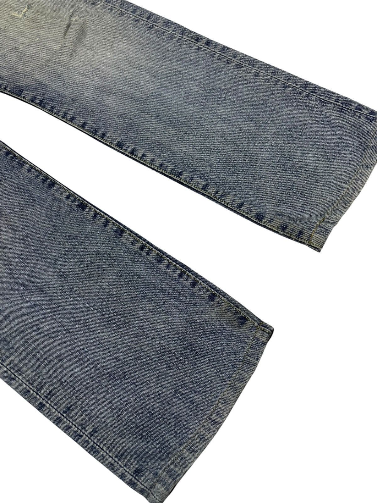 Japanese Brand × Kaihara Denim Vintage Kaihara Uniqlo S-001 Blue Washed Jeans Size US 33 - 4 Thumbnail