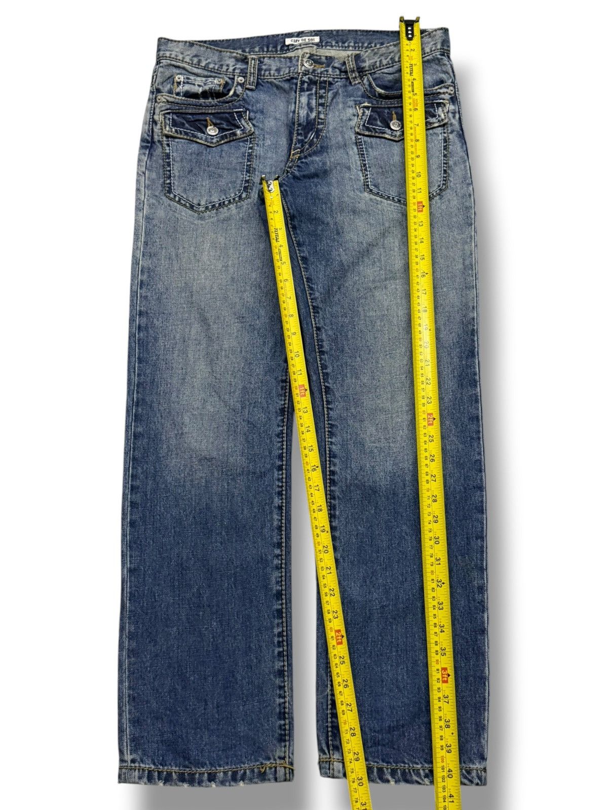 order.30〜33 Vintage CLEF DE SOL Japanese Denim Jeans | Slim Straight W34