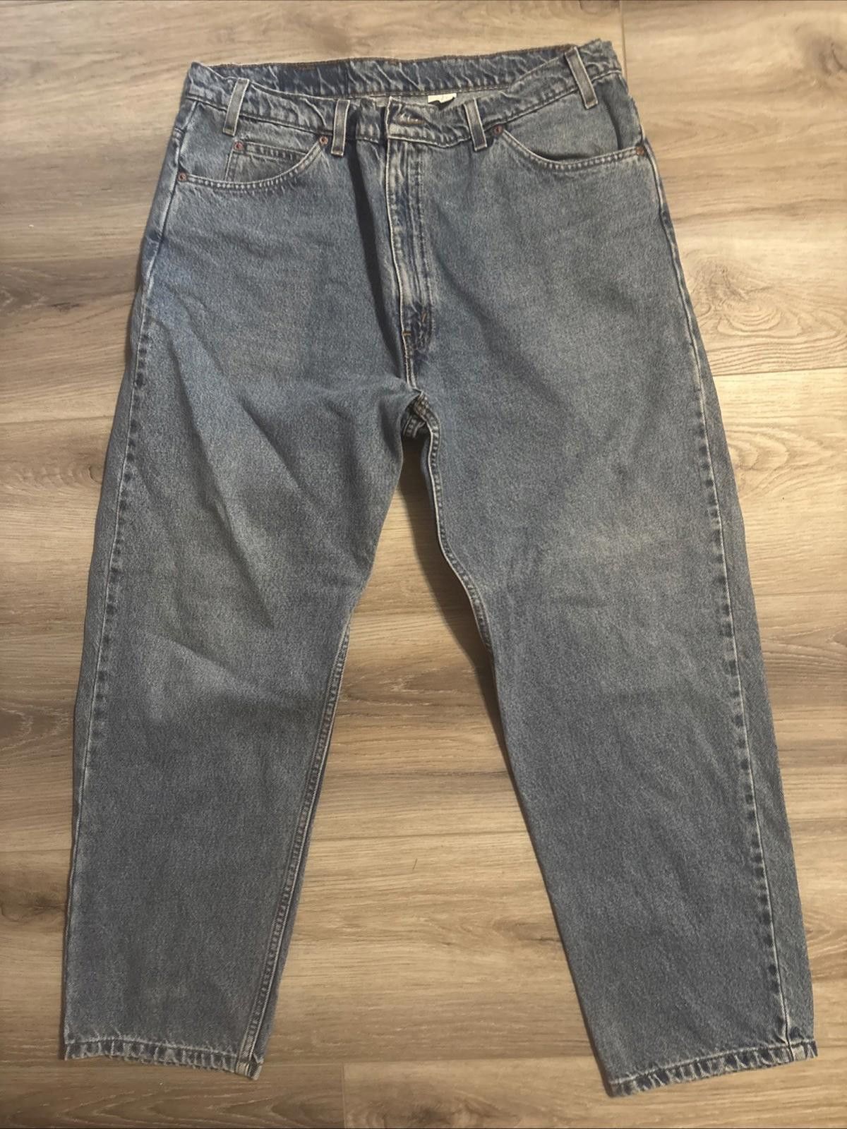 Levi's Vintage 40x30 Blank White Tab Levi Strauss 541 Fit Tan Jeans Size US 40 / EU 56 - 1 Thumbnail