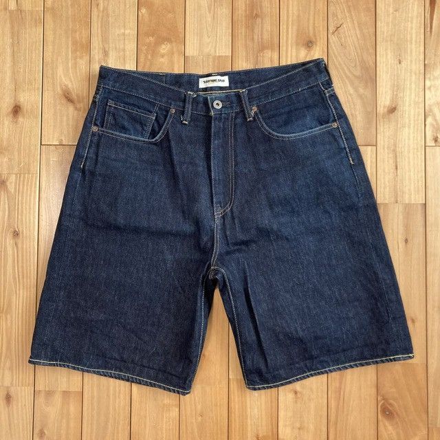 Bape BAPE STA embroidered denim shorts a bathing ape star ★size L Size US 34 / EU 50 - 2 Thumbnail