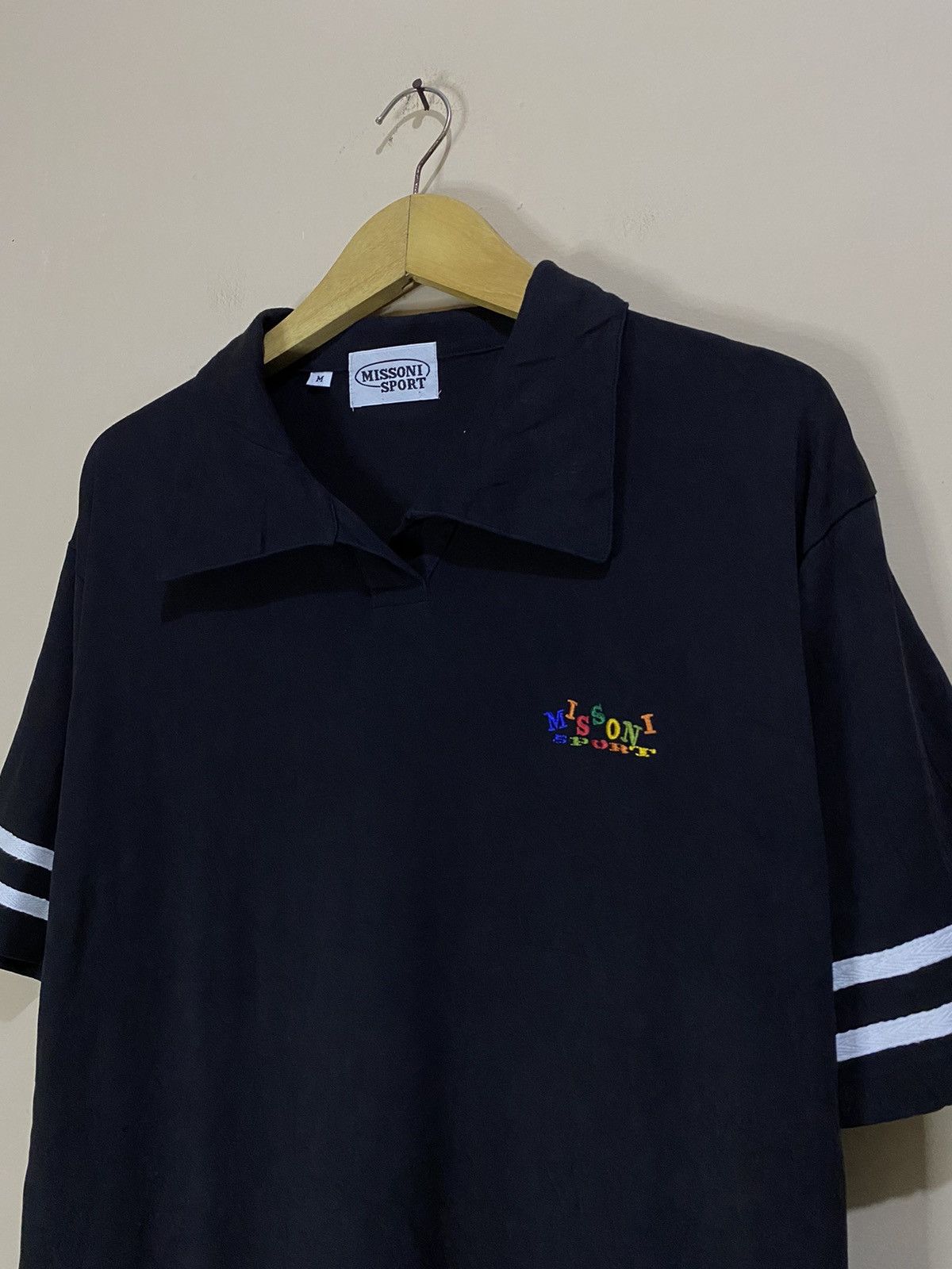 Designer × Missoni Vintage Missoni Sport Polo Shirt Size US M / EU 48-50 / 2 - 3 Thumbnail