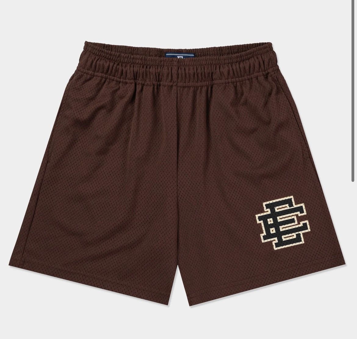Eric Emanuel EE brown w black basic shorts medium