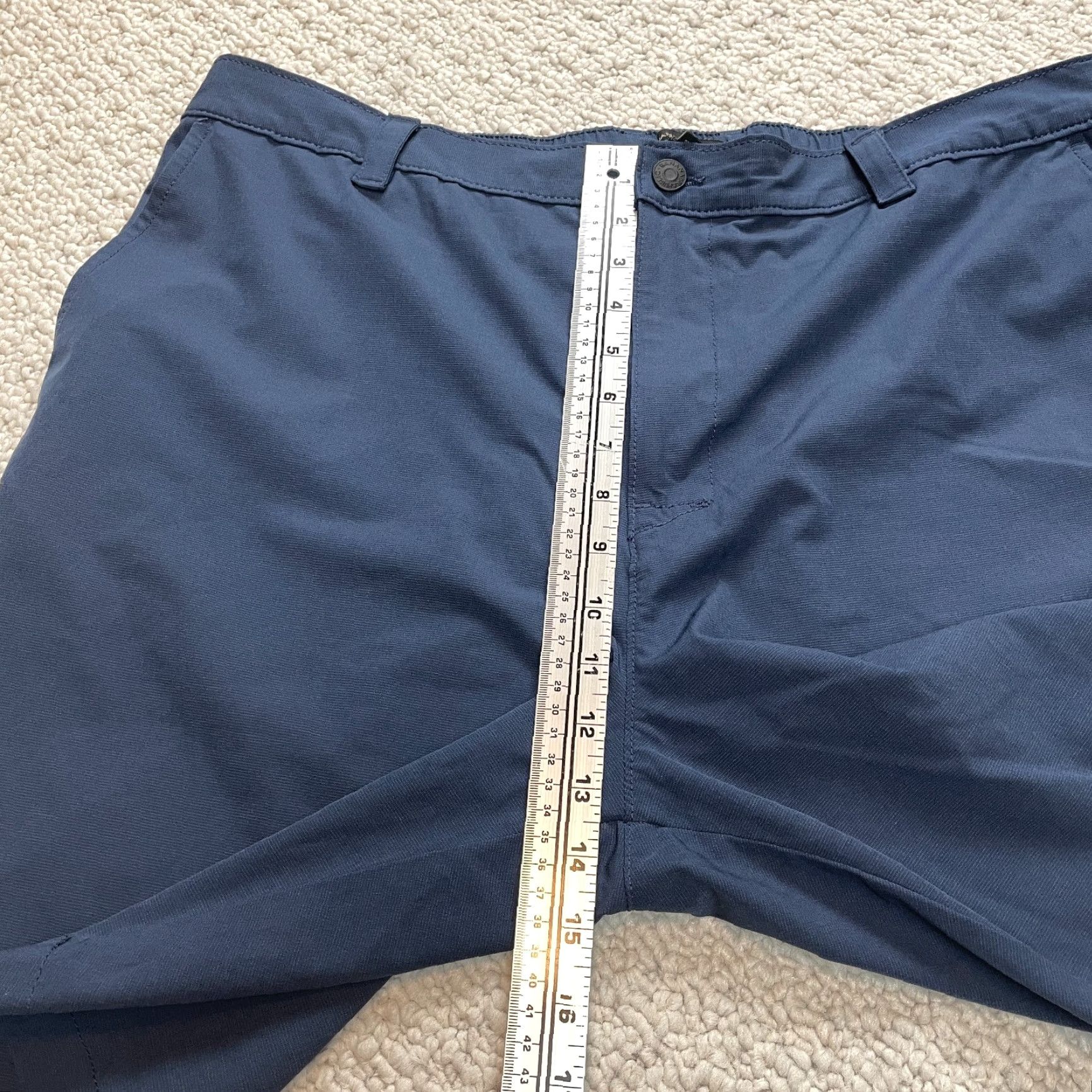 Banana Republic Banana Republic Stretch Chino Shorts Mens 40 Navy Blue Casual Golf Pockets 9" In Size US 40 / EU 56 - 4 Thumbnail