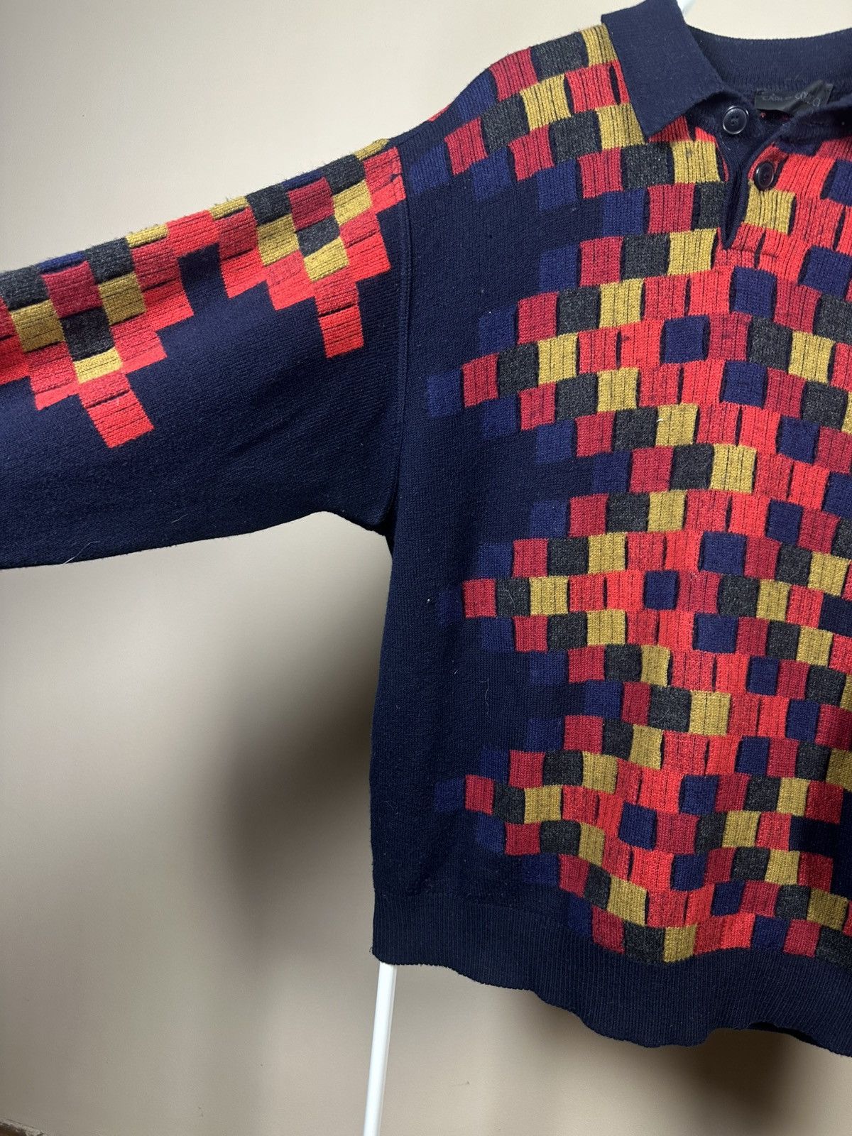 Carlo Colucci Vintage Carlo colucci sweater Size US XL / EU 56 / 4 - 2 Thumbnail