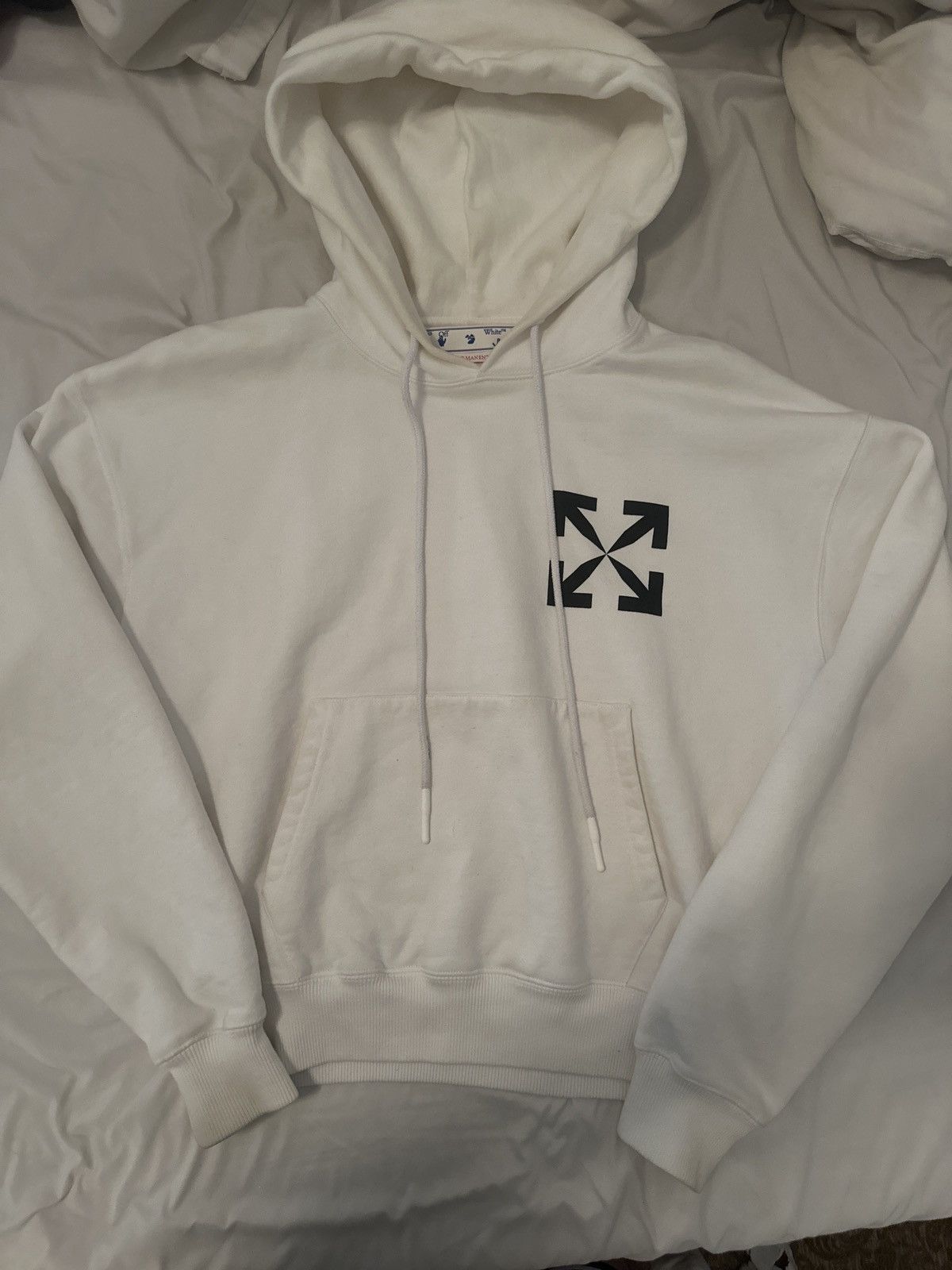 Off-White White Off-White Hoodie Size US S / EU 44-46 / 1 - 1 Thumbnail