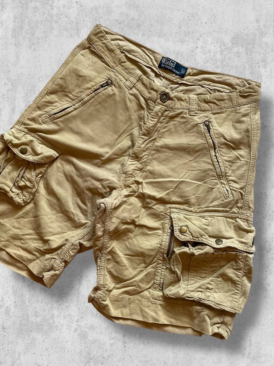 Polo Ralph Lauren Polo Ralph Lauren MULTI POCKET CORDUROY Shorts vintage RL Size US 32 / EU 48 - 1 Thumbnail