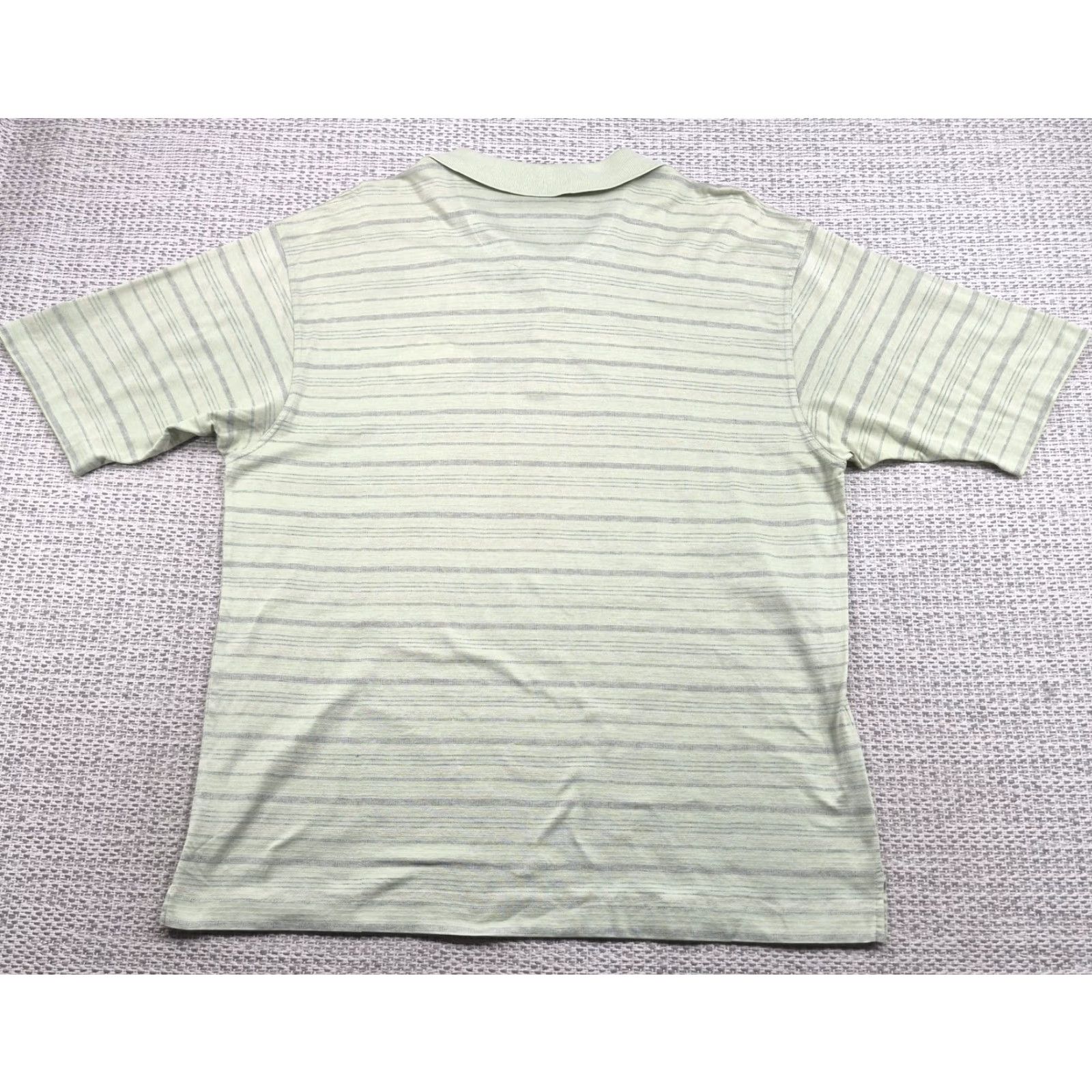 Nike Nike Golf Polo Shirt Mens XL Green Stripe Los Coyotes Country Club Cotton Knit Size US XL / EU 56 / 4 - 6 Thumbnail