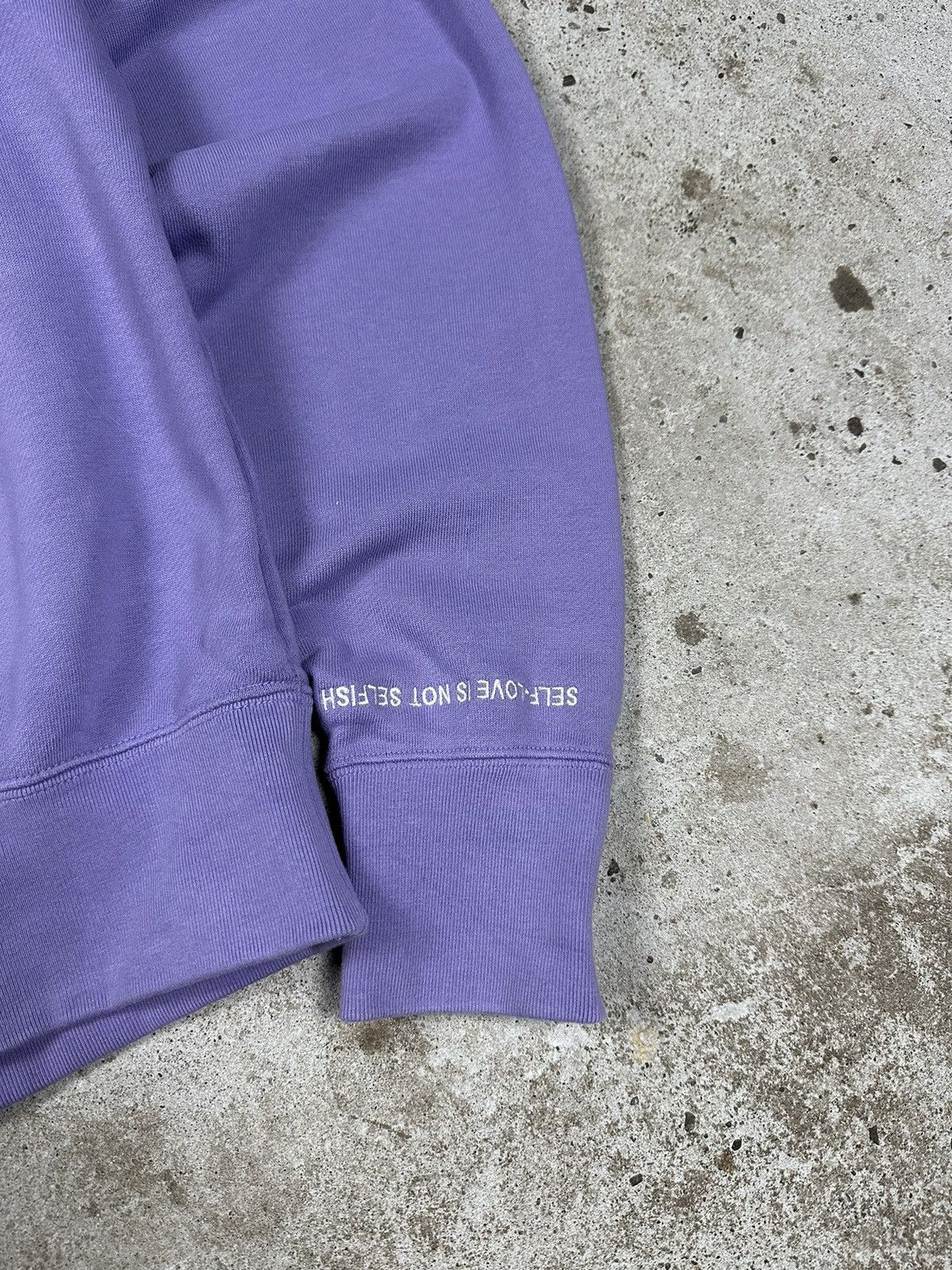 Adidas Adidas Sample Purple Self Love Crewneck Boxy Sweatshirt Size US M / EU 48-50 / 2 - 3 Thumbnail